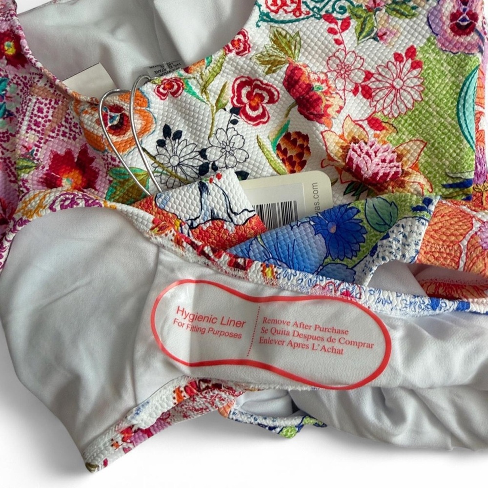 NWT JOHNNY WAS Reverse Pique Tank One Piece Paula M - Picture 11 of 11